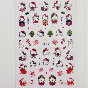 ⭐4/$15 Xmas Hello Kitty Nail Art Stickers
